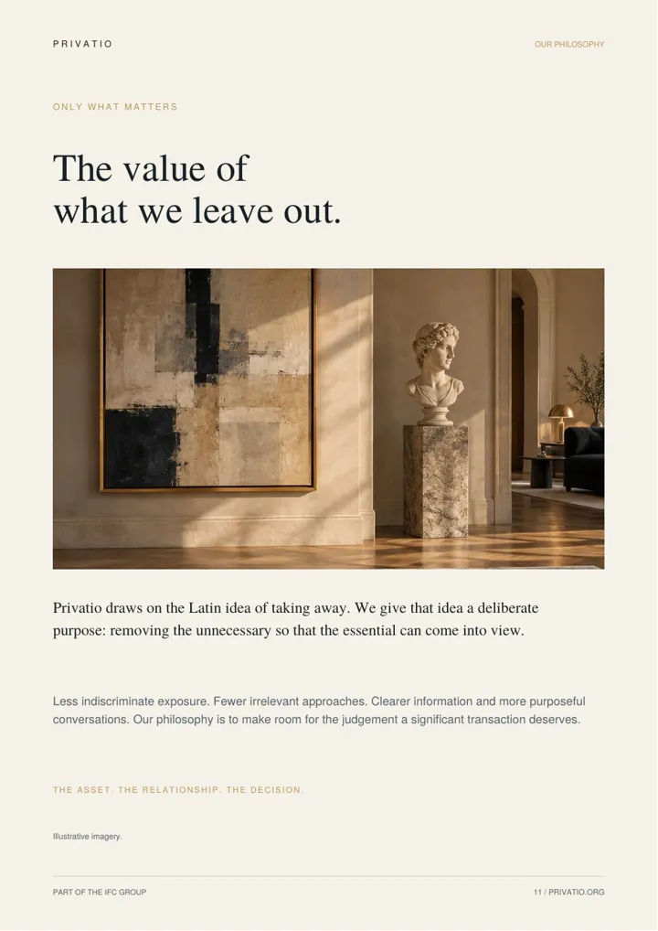 PRIVATIO brochure, page 11