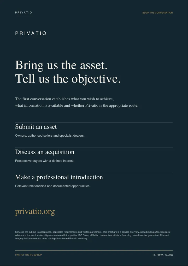 PRIVATIO brochure, page 12